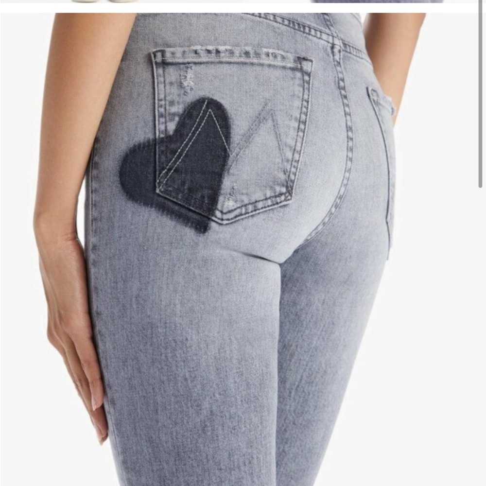 MOTHER denim The Button Fly Dazzler Ankle